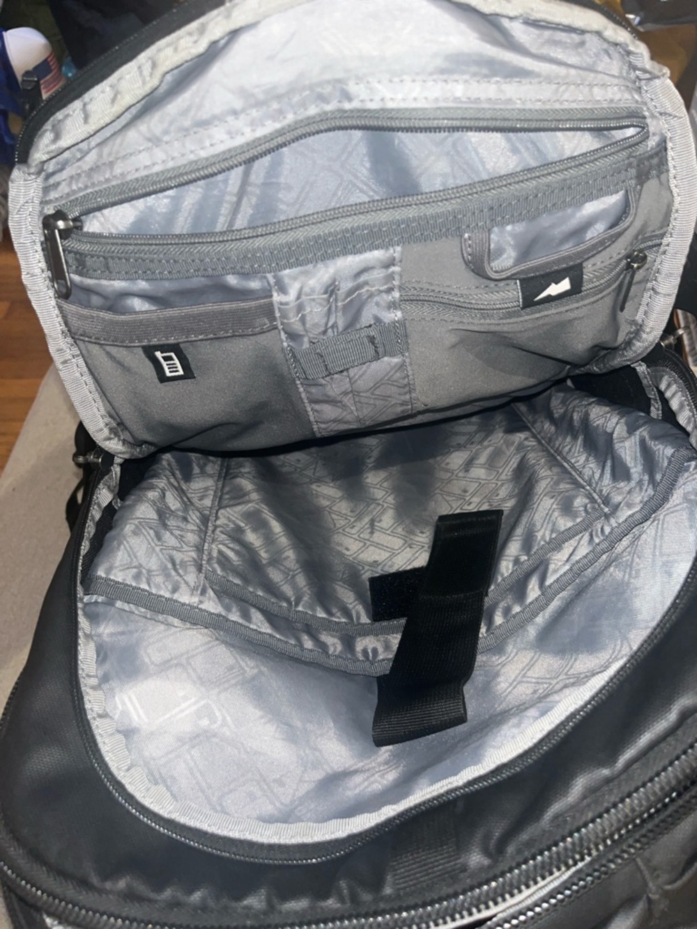 Travel Black Water-Resistant Backpack - Sleek Everyday Carry - Picture 2 of 5